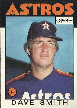 1986 O-Pee-Chee Baseball Cards 222     Dave Smith